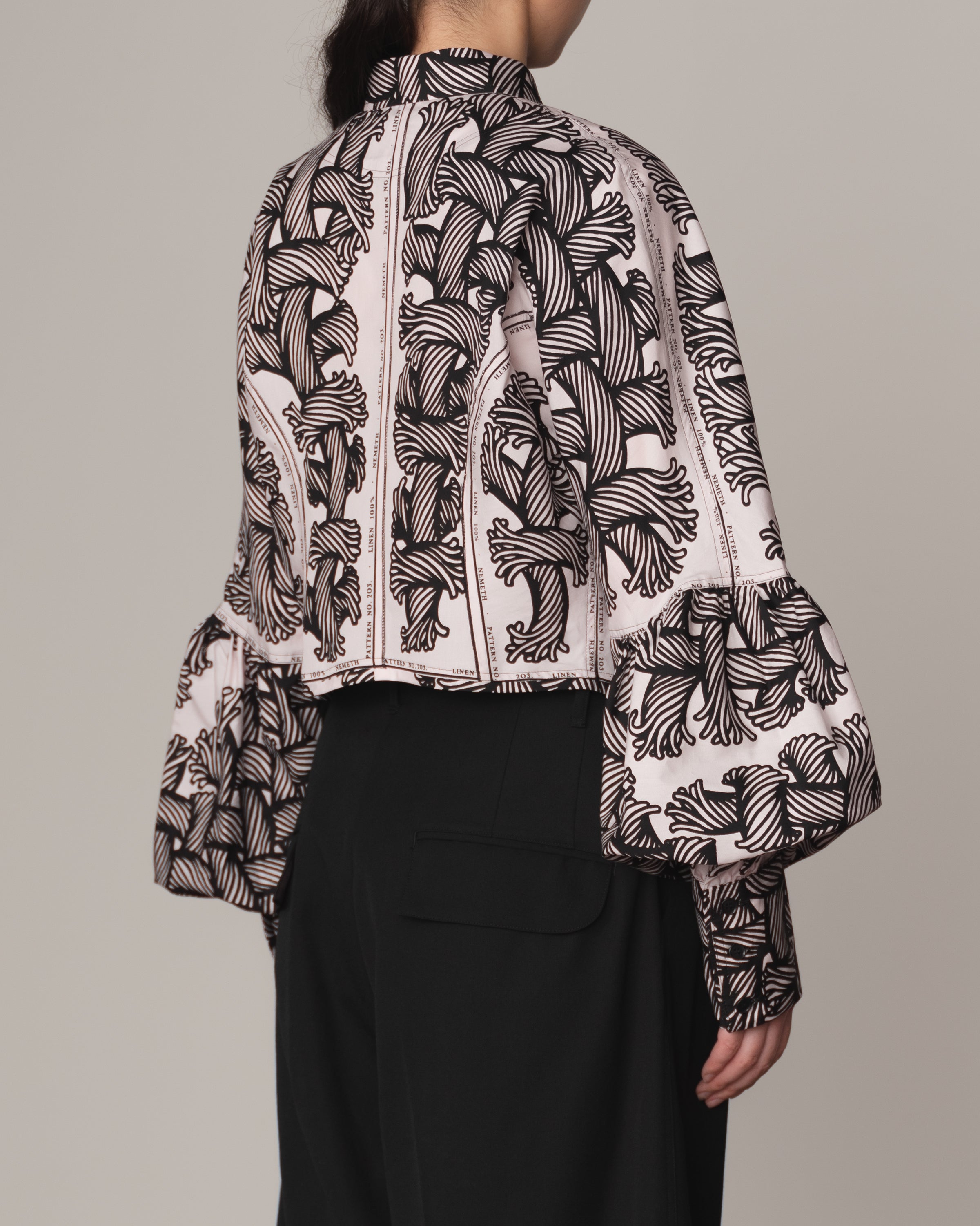 Shirt 203D Mix- Cotton100% Broad Print- 203 Pattern Rope/Isle Rope- Pink