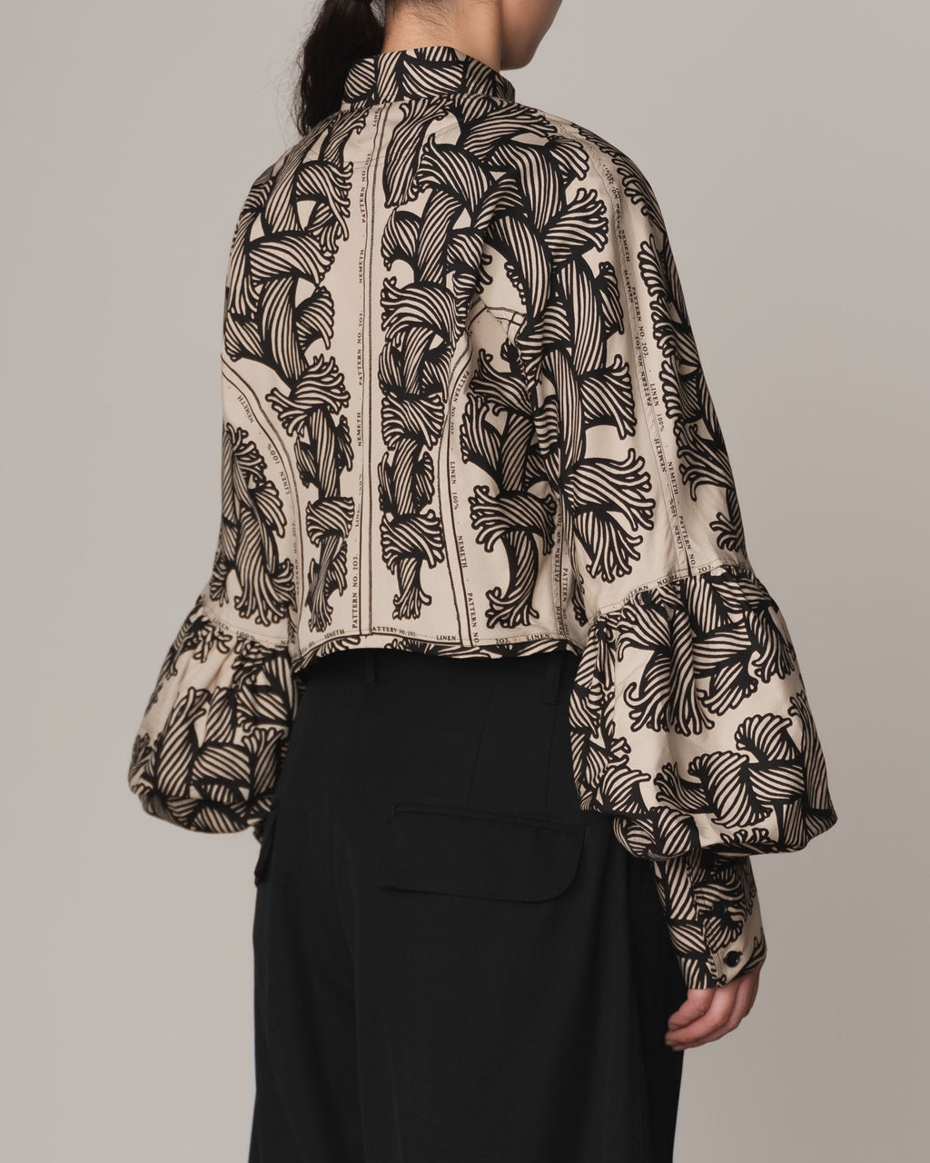 Shirt 203D Mix- Cotton100% Broad Print- 203 Pattern Rope/Isle Rope- Beige