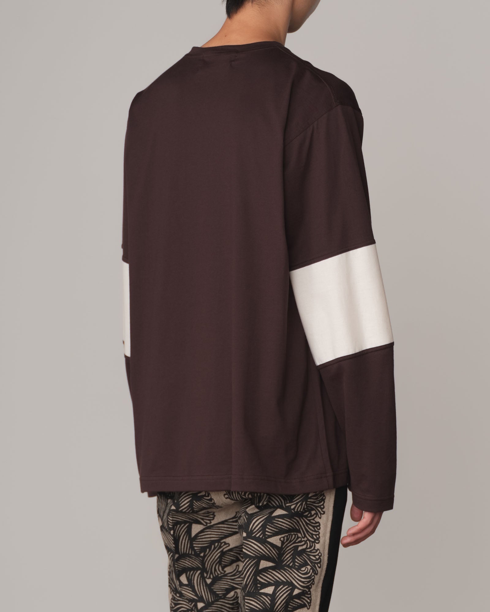 Tshirt 108- Cotton100% Jersey Wsp- Selvage Embroidered- Brown