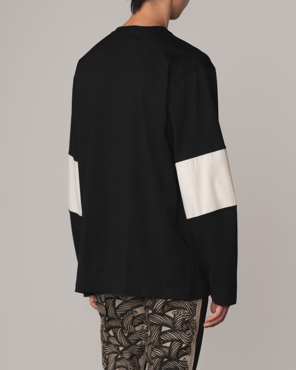 Tshirt 108- Cotton100% Jersey Wsp- Houndstooth- Black