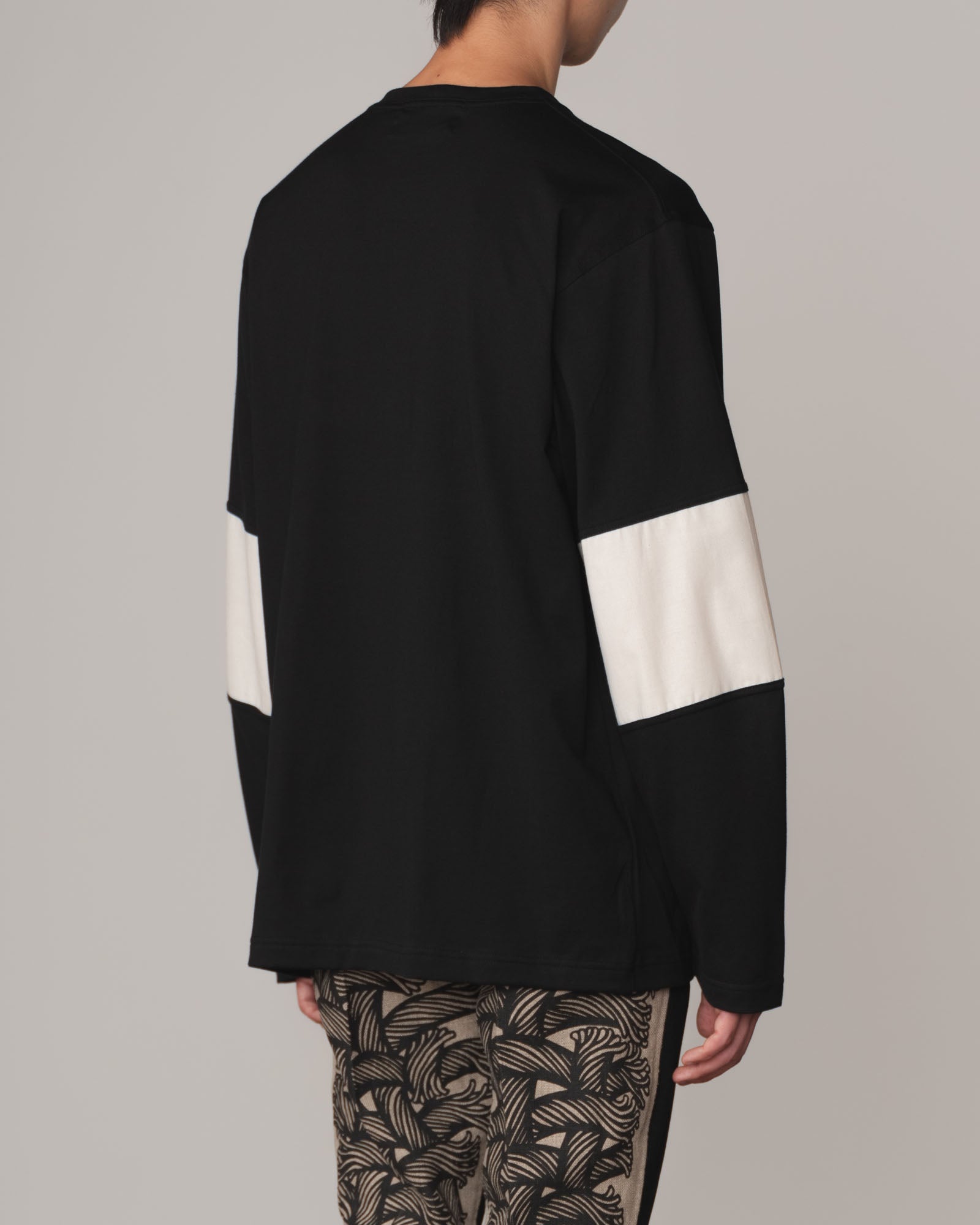 Tshirt 108- Cotton100% Jersey Wsp- Houndstooth- Black