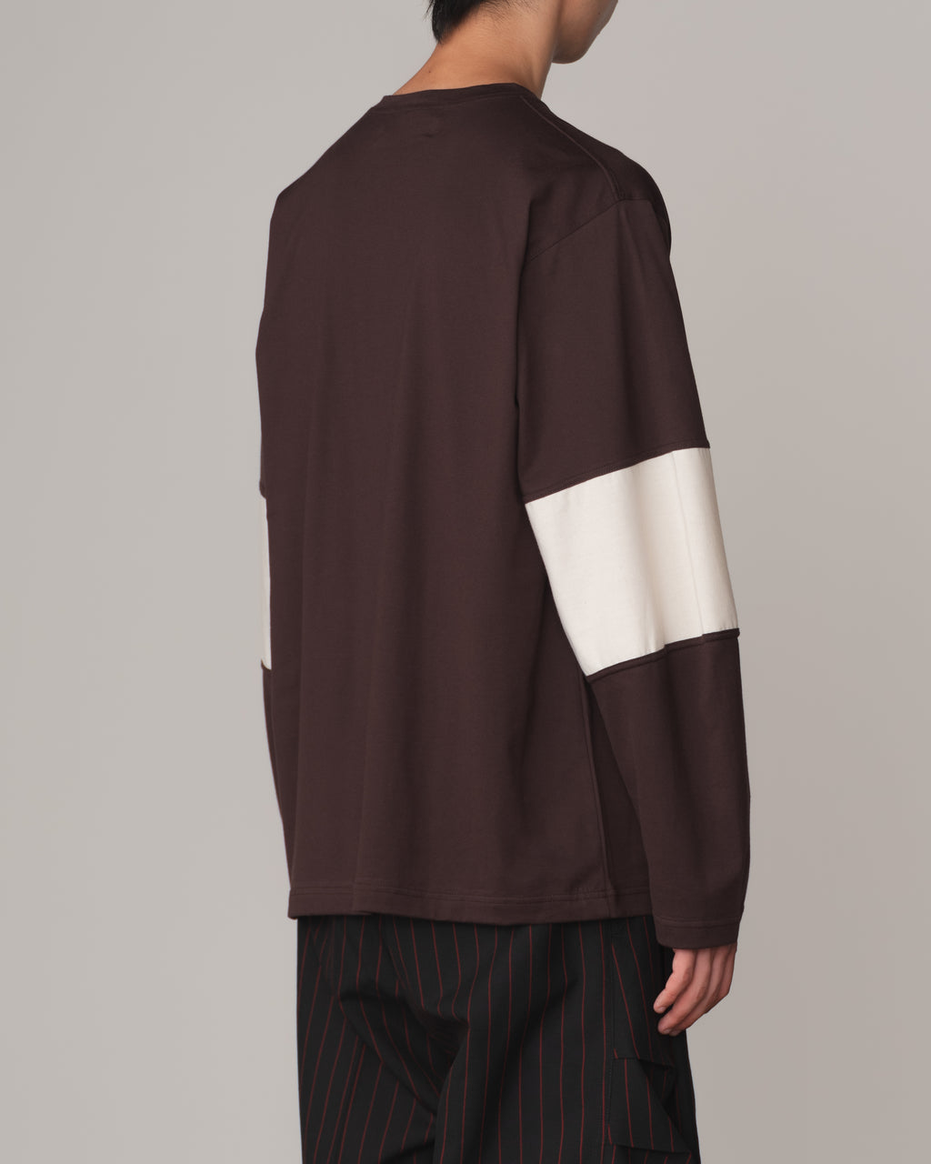 Tshirt 108- Cotton100% jersey Wsp- Rope Painting- Brown