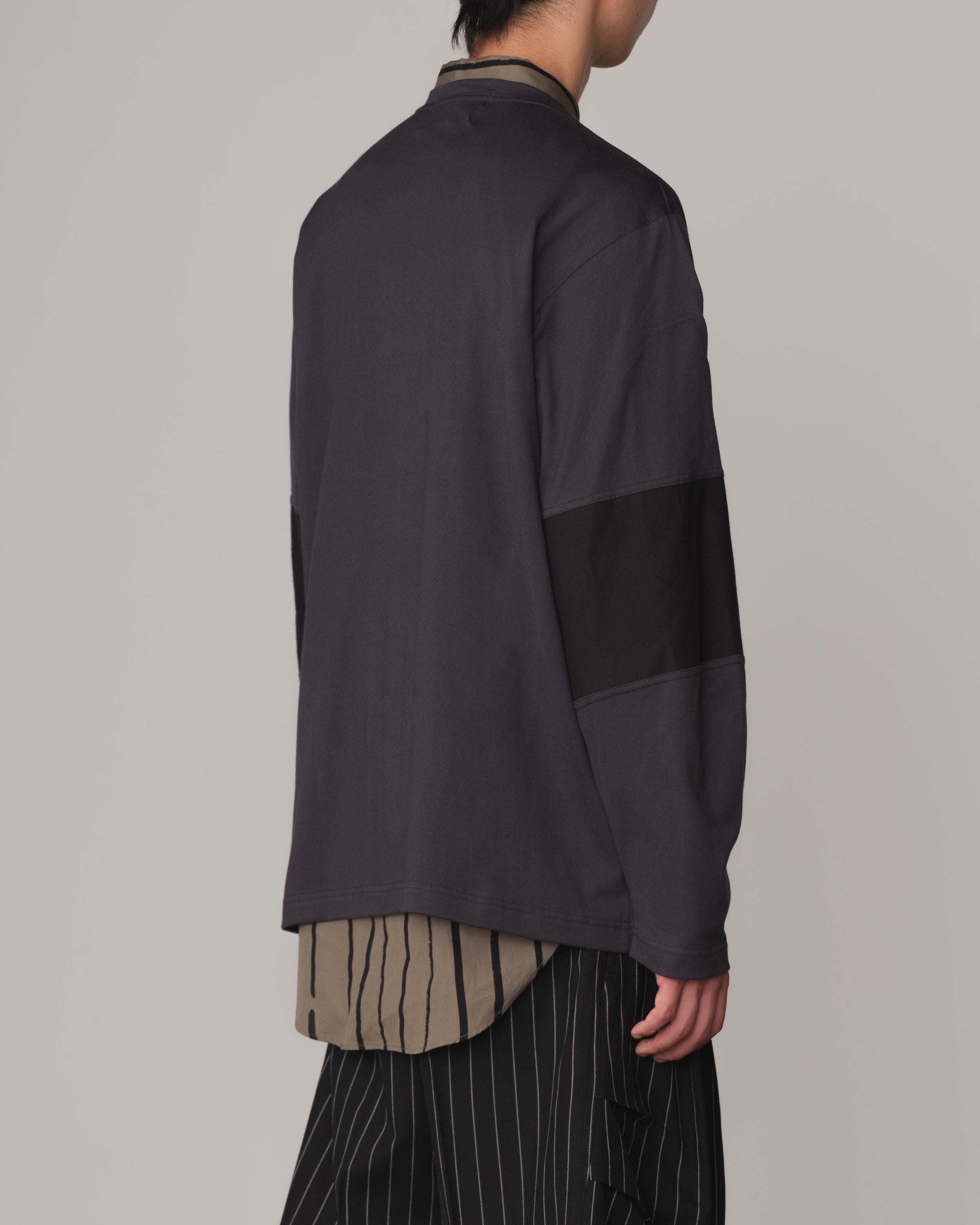 Tshirt 108- Cotton100% Jersey Bsp- Buttonhole- Charcoal