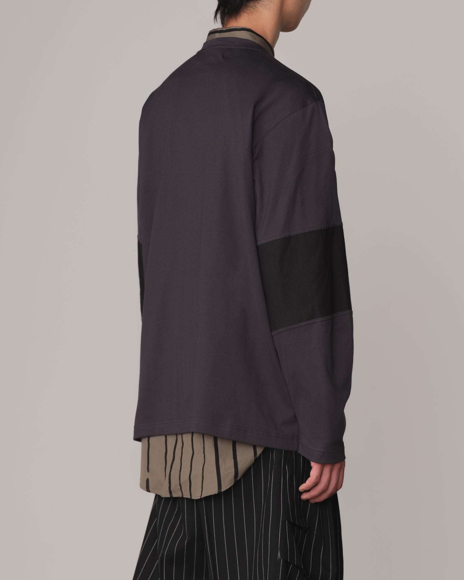 Tshirt 108- Cotton100% Jersey Bsp- Buttonhole- Charcoal