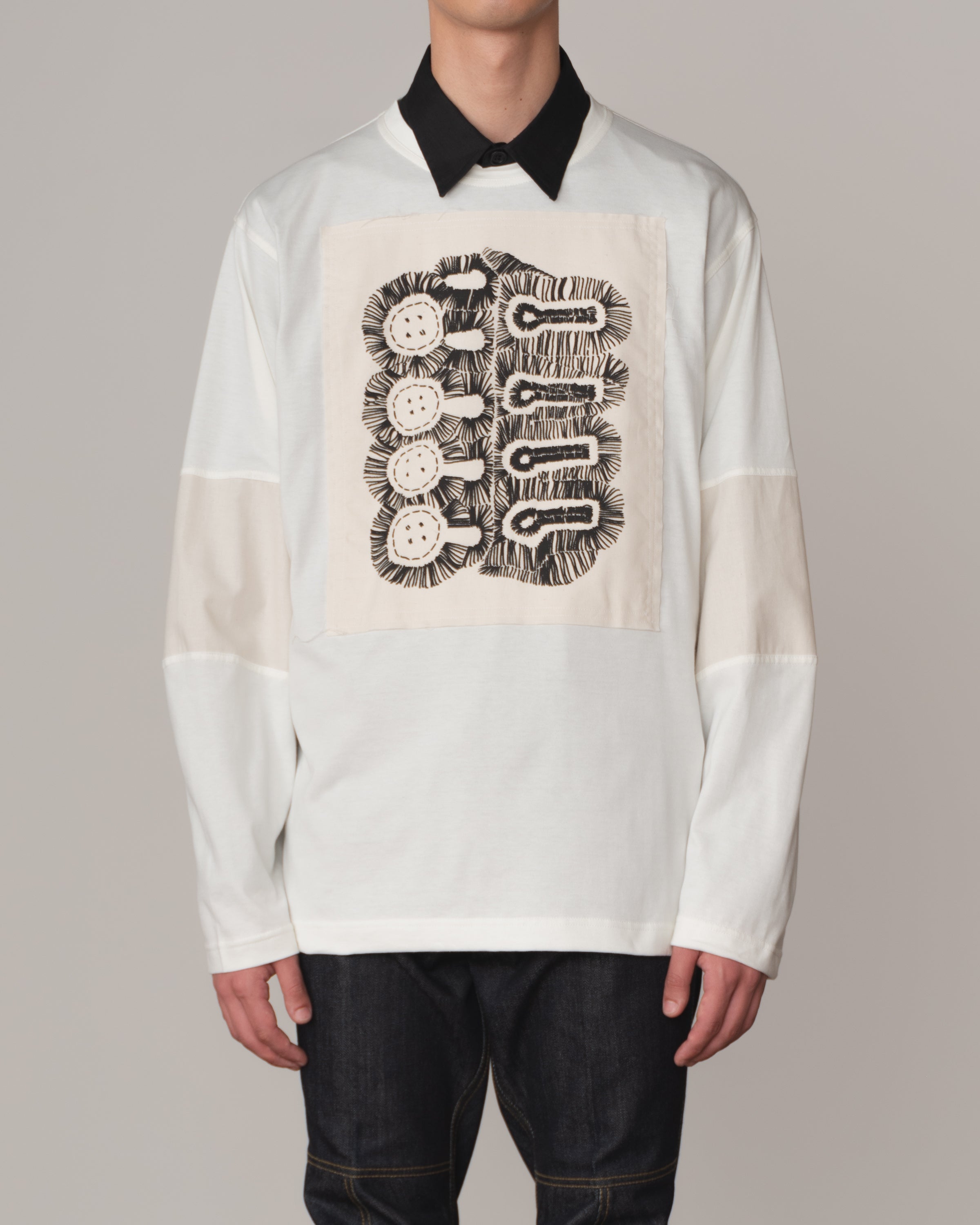 Tshirt 108- Cotton100% Jersey Wsp- Buttonhole- Ivory