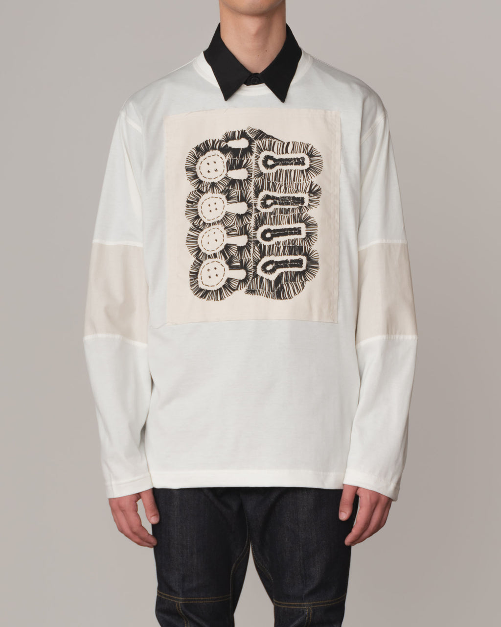 Tshirt 108- Cotton100% Jersey Wsp- Buttonhole- Ivory
