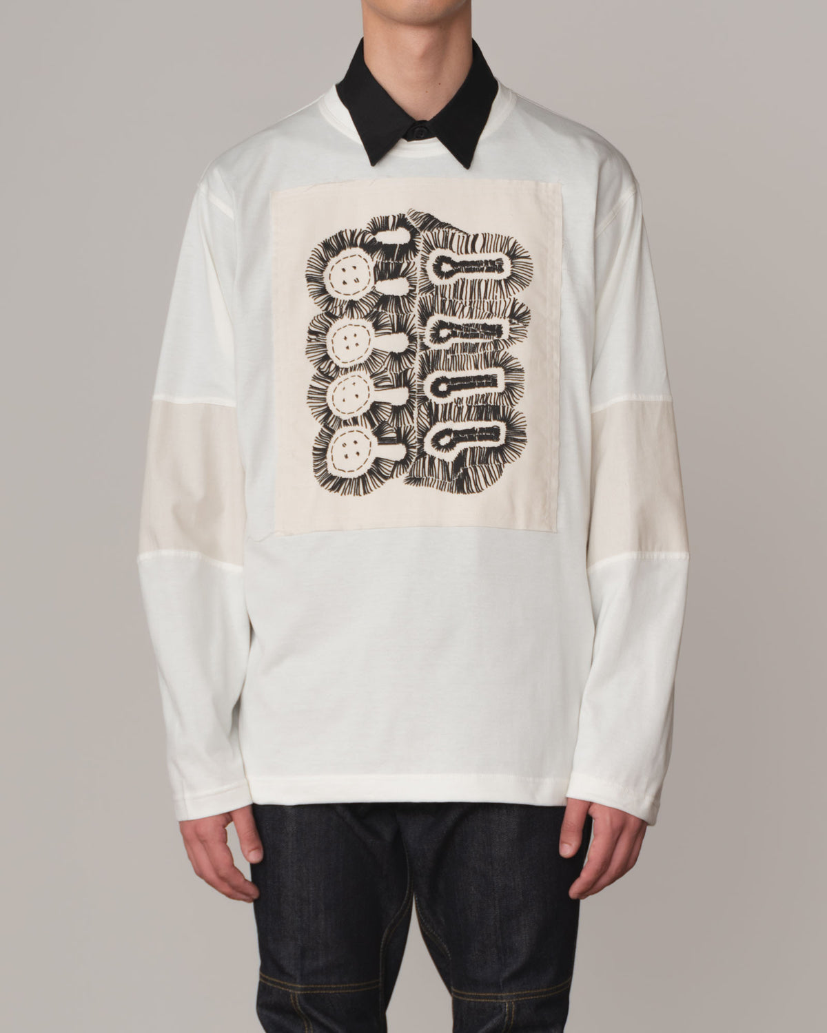 Tshirt 108- Cotton100% Jersey Wsp- Buttonhole- Ivory