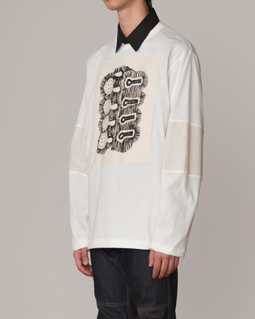 Tshirt 108- Cotton100% Jersey Wsp- Buttonhole- Ivory