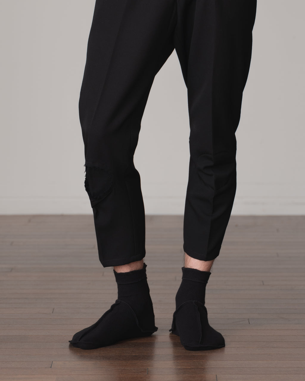 Socks Short- Cotton95% Rib- Black <402> Stitch- Black <99> Body