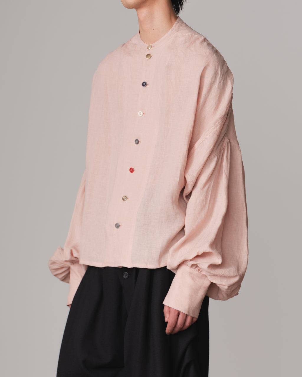 Shirt 87A- Linen100%- Pink
