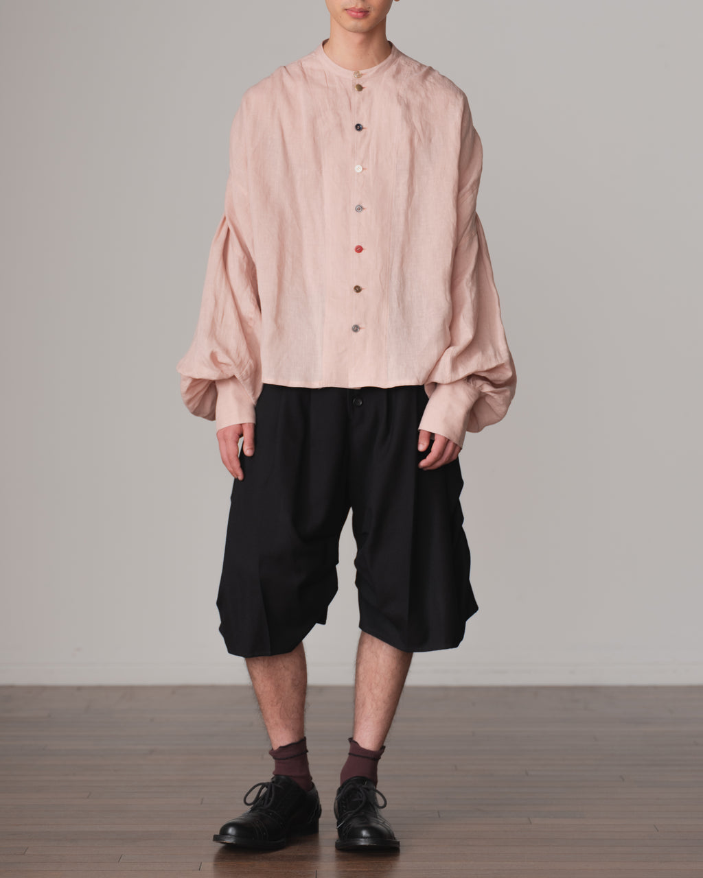 Shirt 87A- Linen100%- Pink