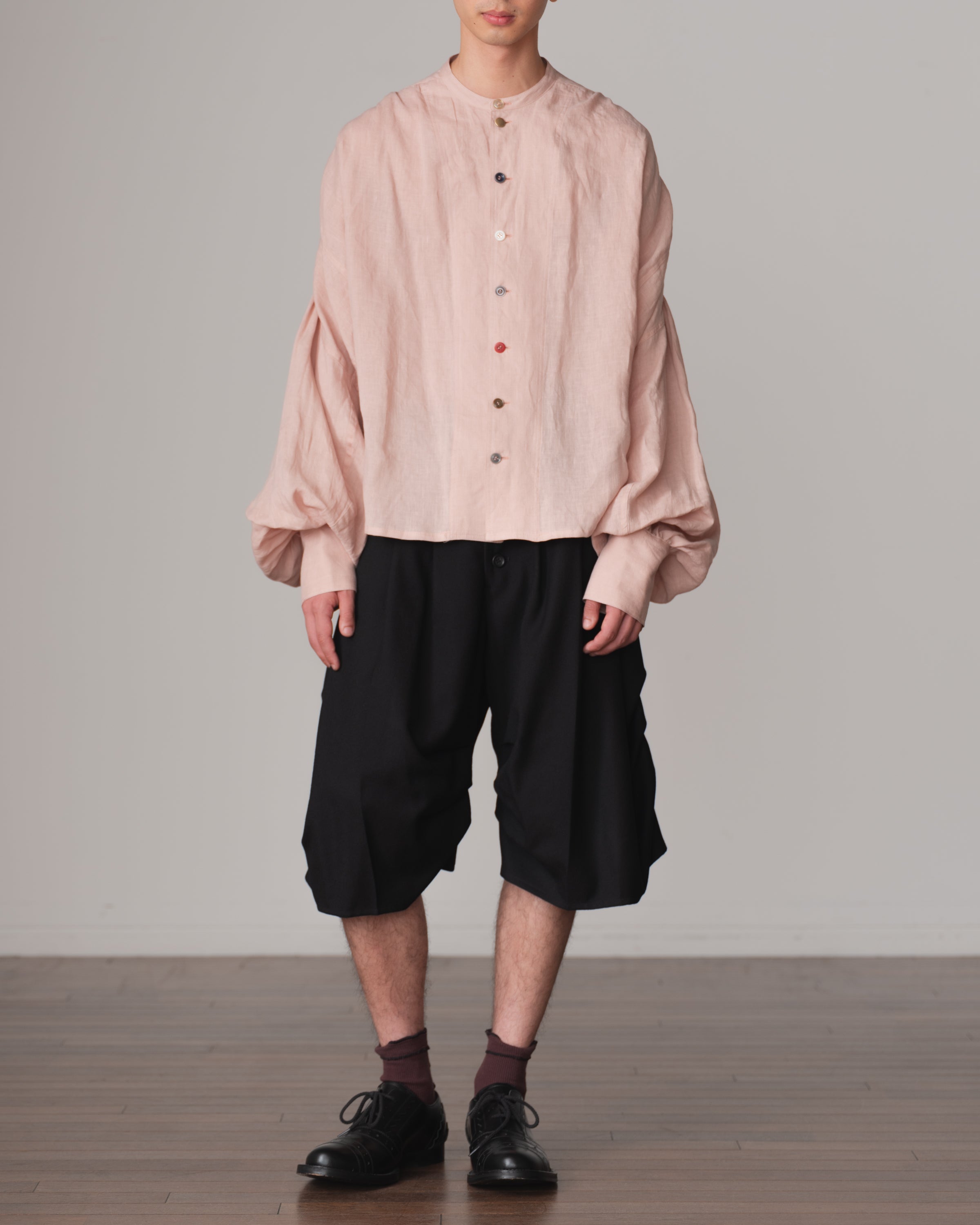 Shirt 87A- Linen100%- Pink