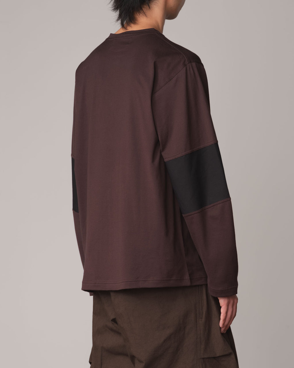 Tshirt 108- Cotton100% Jersey Bsp- Threaded Fabric- Brown