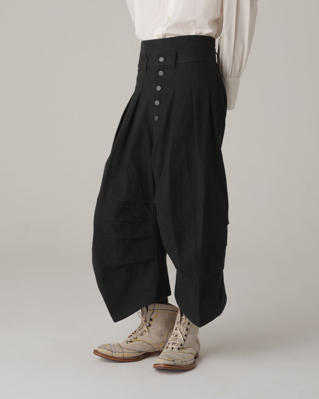 Trousers 20- Cotton100% Oxford- Black