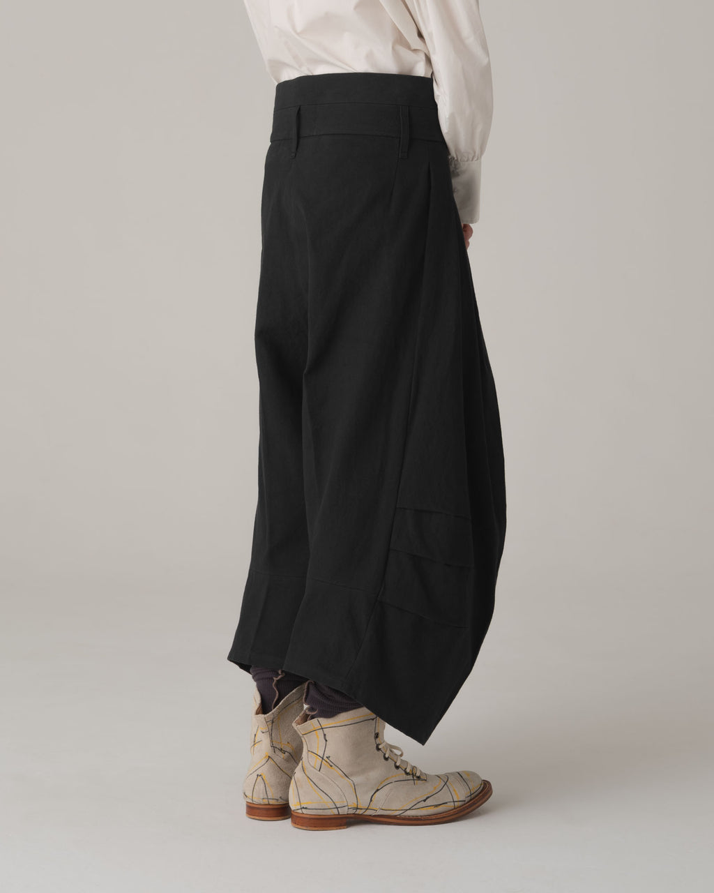 Trousers 20- Cotton100% Oxford- Black
