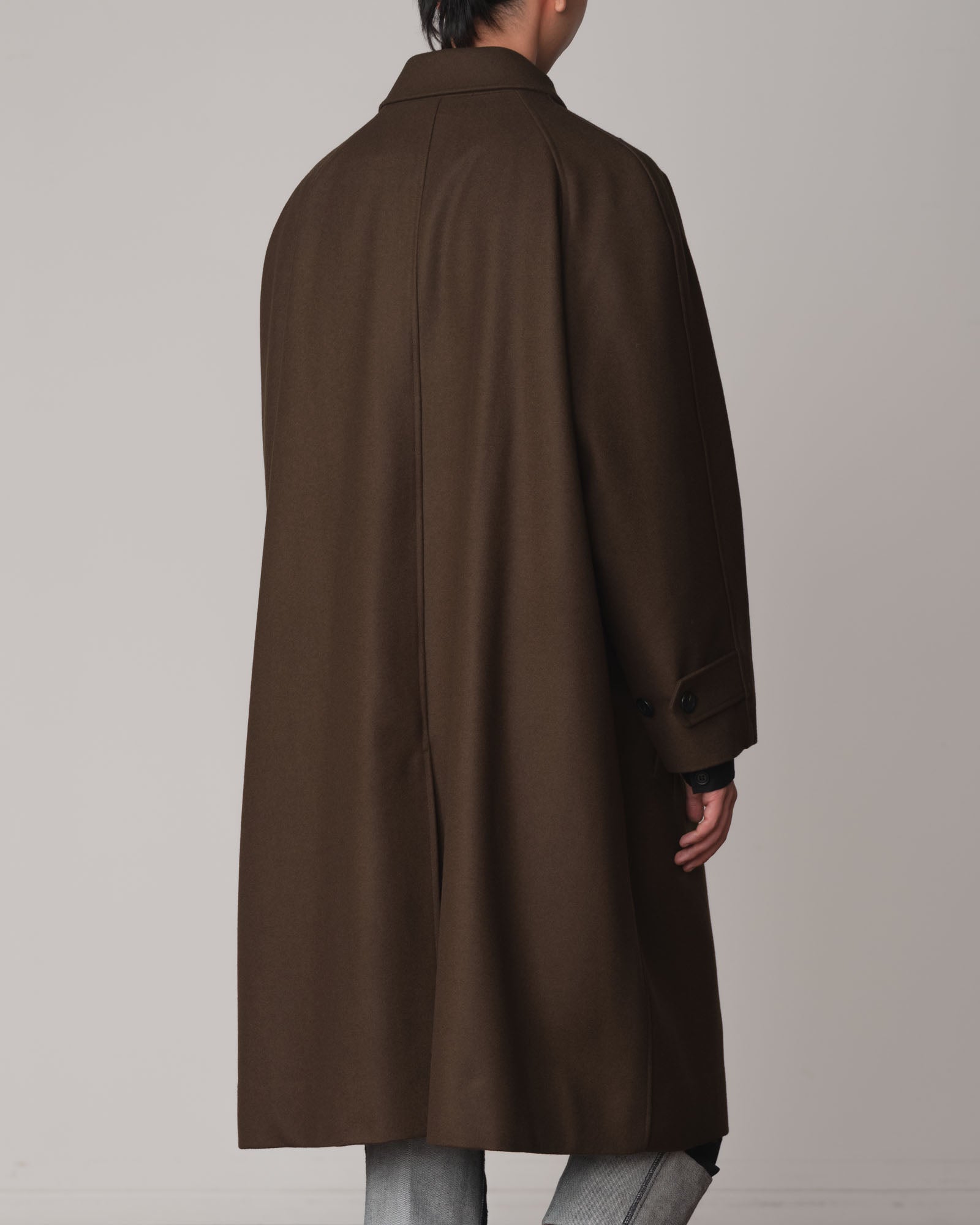 Coat 136- Wool100% Melton- Khaki