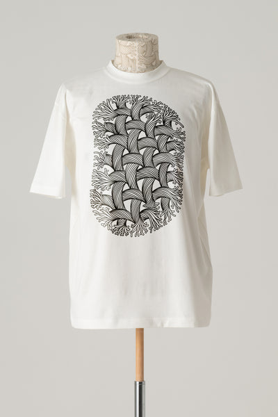 Tshirt Printed- Cotton100% Jersey- Rope Palette- White