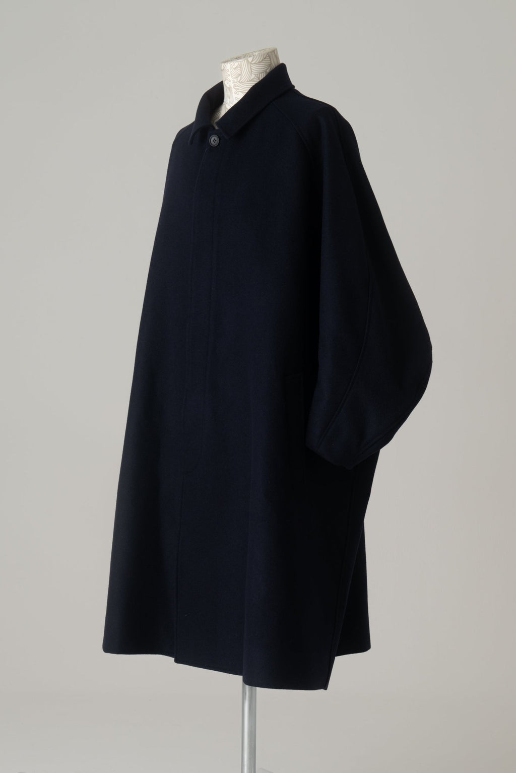 Coat 236 - Wool100% Melton - Navy - Christopher Nemeth - Tops - Wholesale AW24 - 9 - 000091 - 02