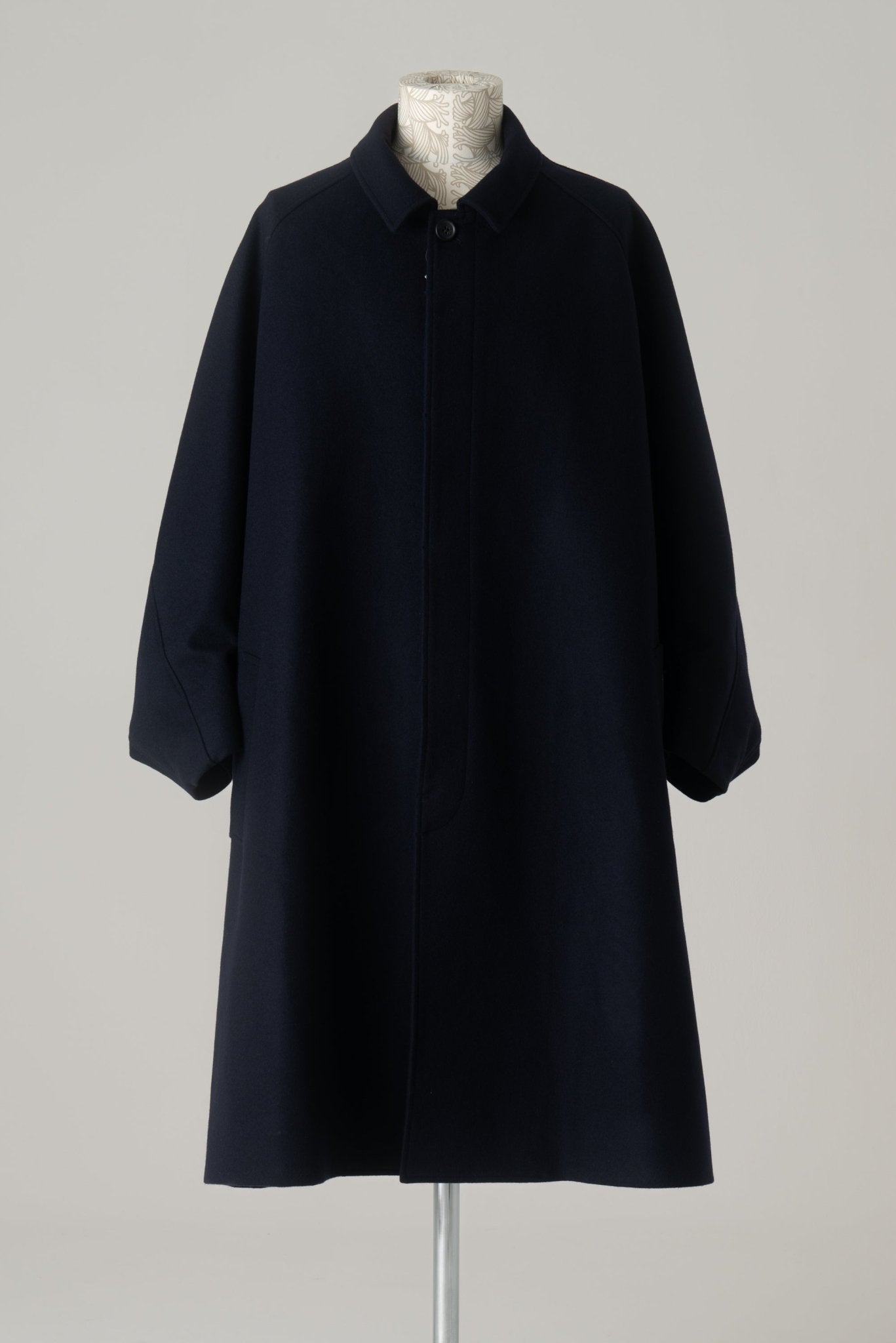 Coat 236 - Wool100% Melton - Navy - Christopher Nemeth - Tops - Wholesale AW24 - 9 - 000091 - 02