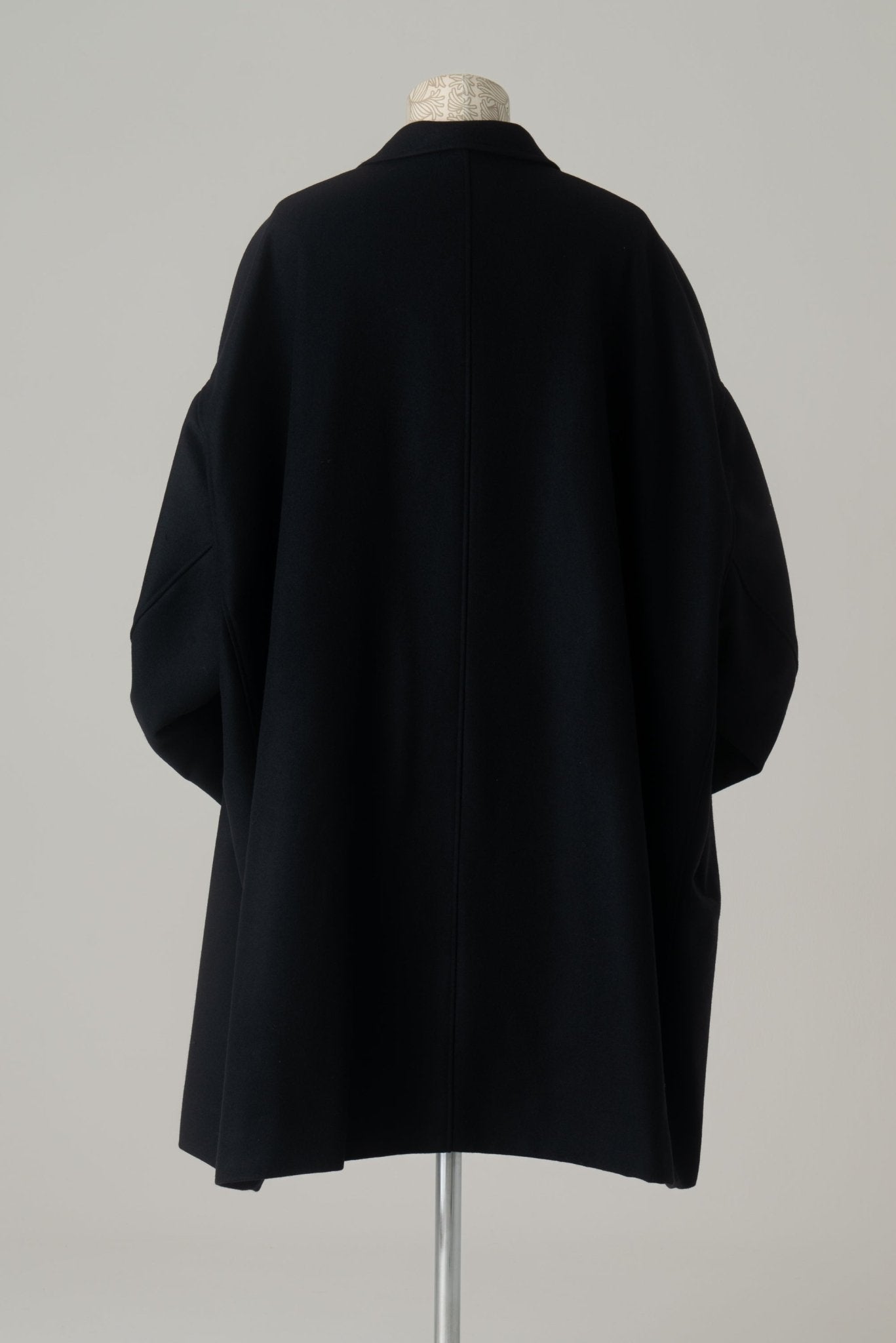 Coat 336 - Wool100% Melton - Black - Christopher Nemeth - Tops - Wholesale AW24 - 9 - 00034 - 02