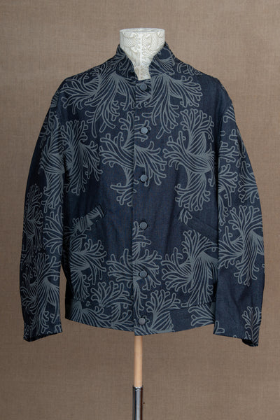 Jacket 3745B - Cotton100% Denim- L Rope Print- Indigo