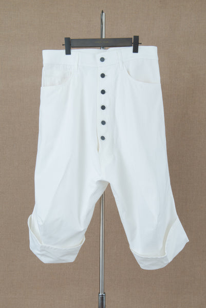 Trousers 9911- Cotton84%/ Hemp16% Twill- Off White