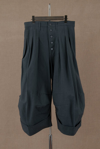 Trousers 21B- Cotton84%/ Hemp16% Twill- Grey