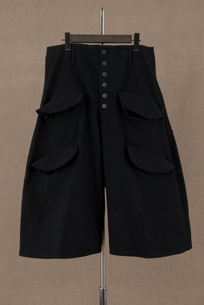 Trousers 87- Cotton84%/ Hemp16% Twill- Black