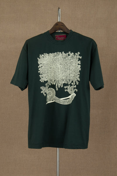 Tshirt 1781- Cotton100% Jersey- Needle Fabric- Dark Green