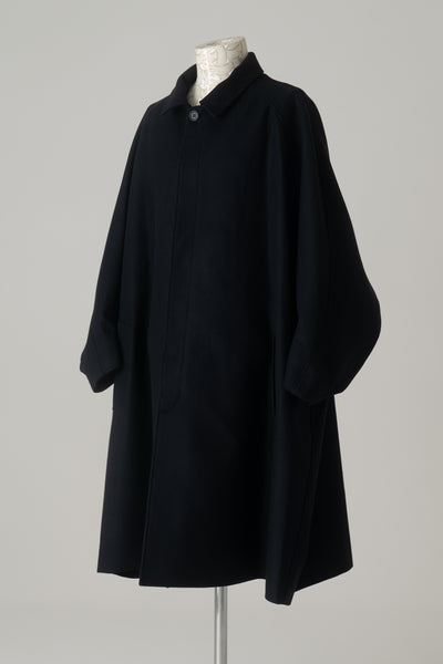 Coat 236- Wool100% Melton- Black