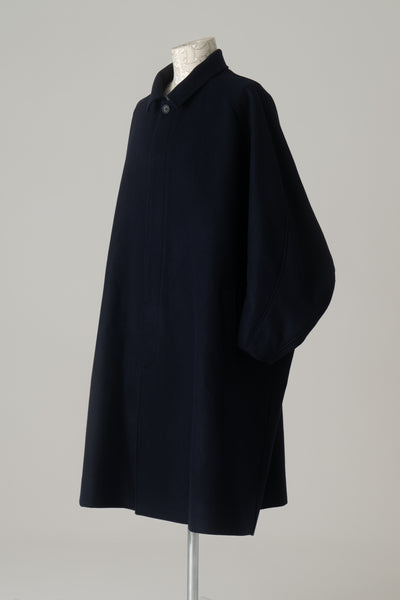 Coat 236- Wool100% Melton- Navy