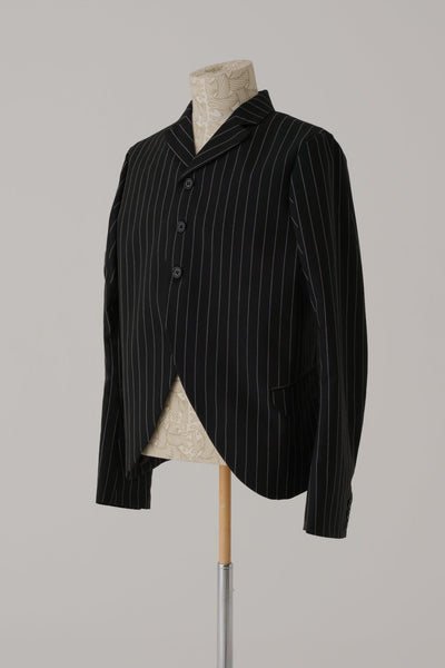Jacket 13452 - Wool 100% Tropical - White - Stripes - Black - Christopher Nemeth - Jacket - Wholesale SS25 - 9 - 000000021 - 03