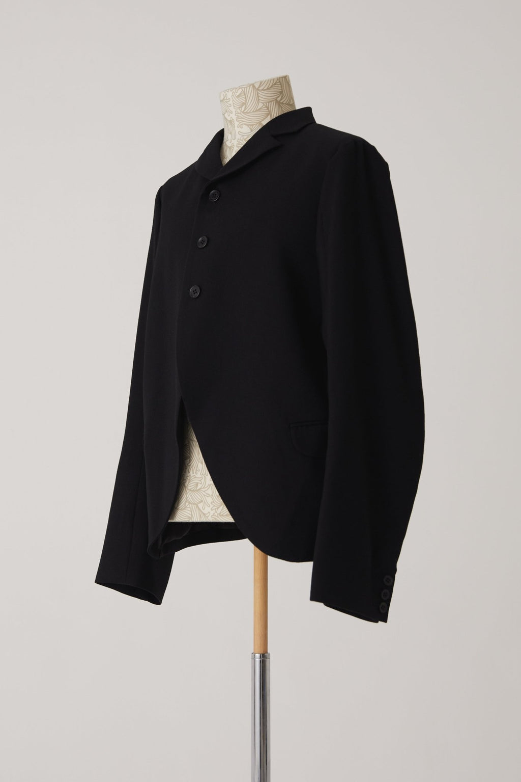 Jacket 13452 - Wool100% Serge 450CS - Black - Christopher Nemeth - Tops - Wholesale AW24 - 9 - 000027 - 03
