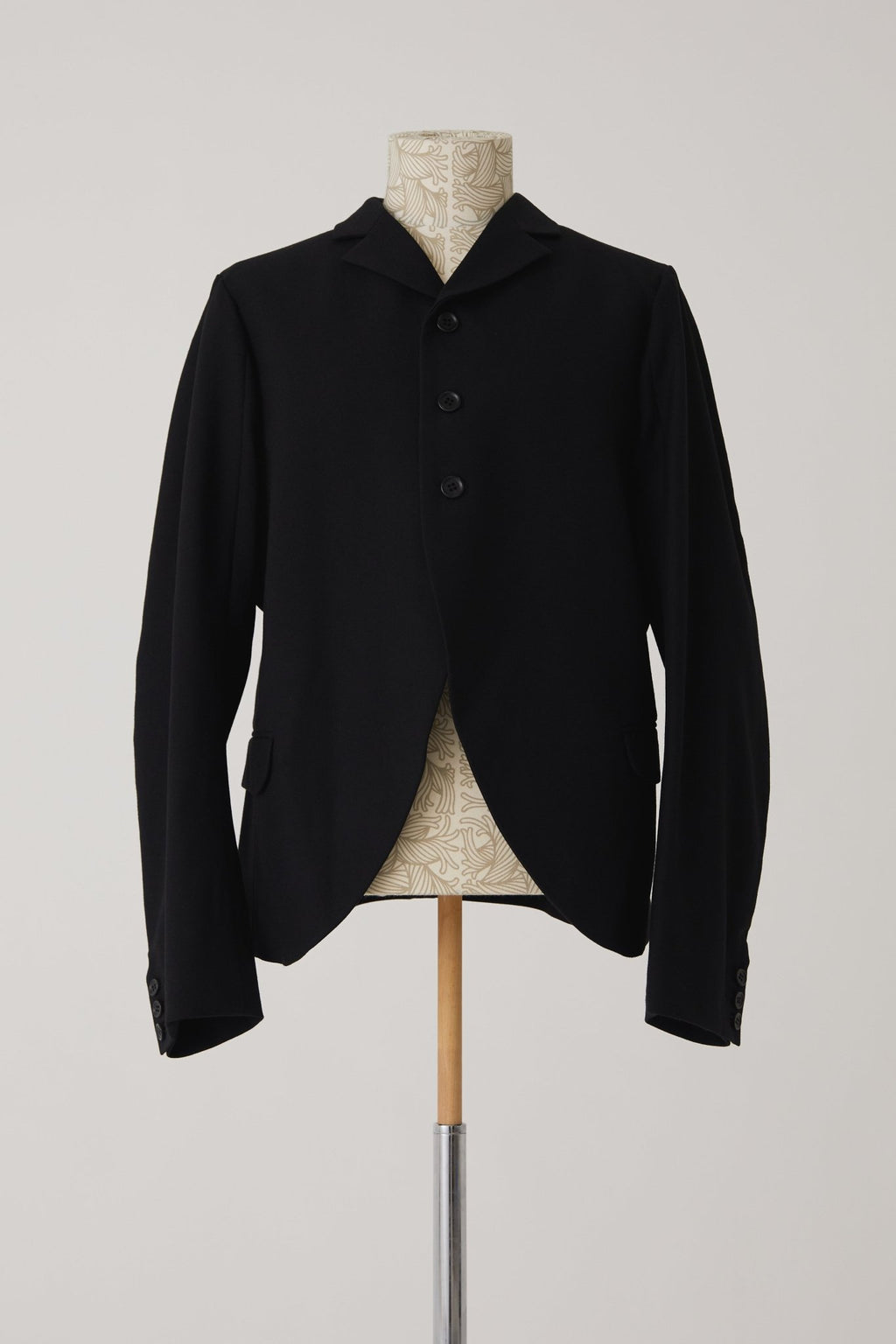 Jacket 13452 - Wool100% Serge 450CS - Black - Christopher Nemeth - Tops - Wholesale AW24 - 9 - 000027 - 03