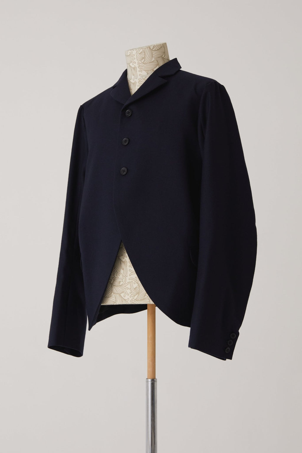 Jacket 13452 - Wool100% Serge 450CS - Navy - Christopher Nemeth - Tops - Wholesale AW24 - 9 - 000028 - 03