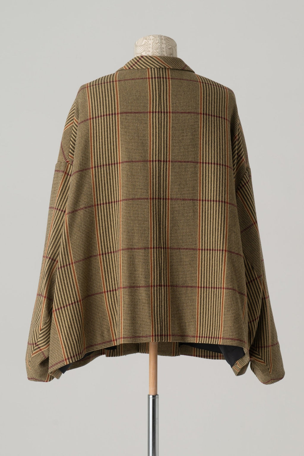 Jacket 19 - Wool100% HW Check - Yellow - Christopher Nemeth - Tops - Wholesale AW24 - 9 - 000062 - 03