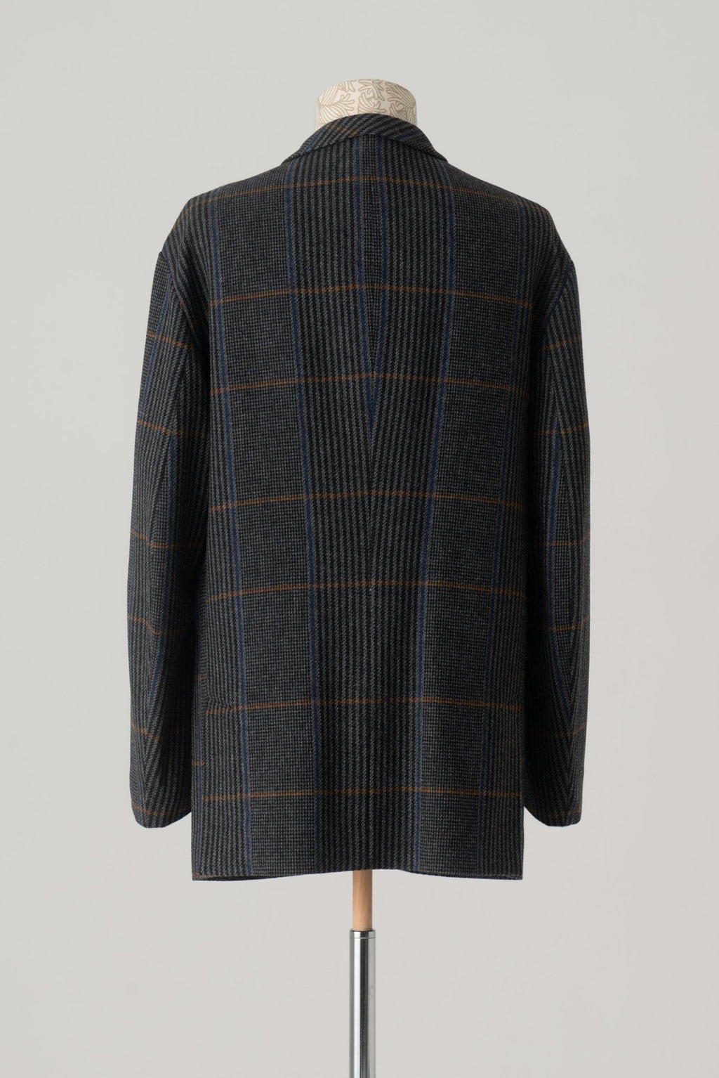 Jacket 1963 - Wool100% HW Check - Grey - Christopher Nemeth - Tops - Wholesale AW24 - 9 - 000059 - 03