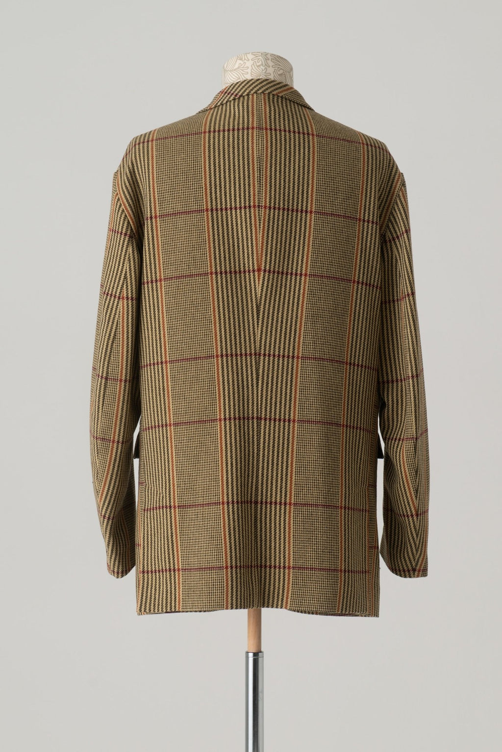 Jacket 1963 - Wool100% HW Check - Yellow - Christopher Nemeth - Tops - Wholesale AW24 - 9 - 000058 - 03