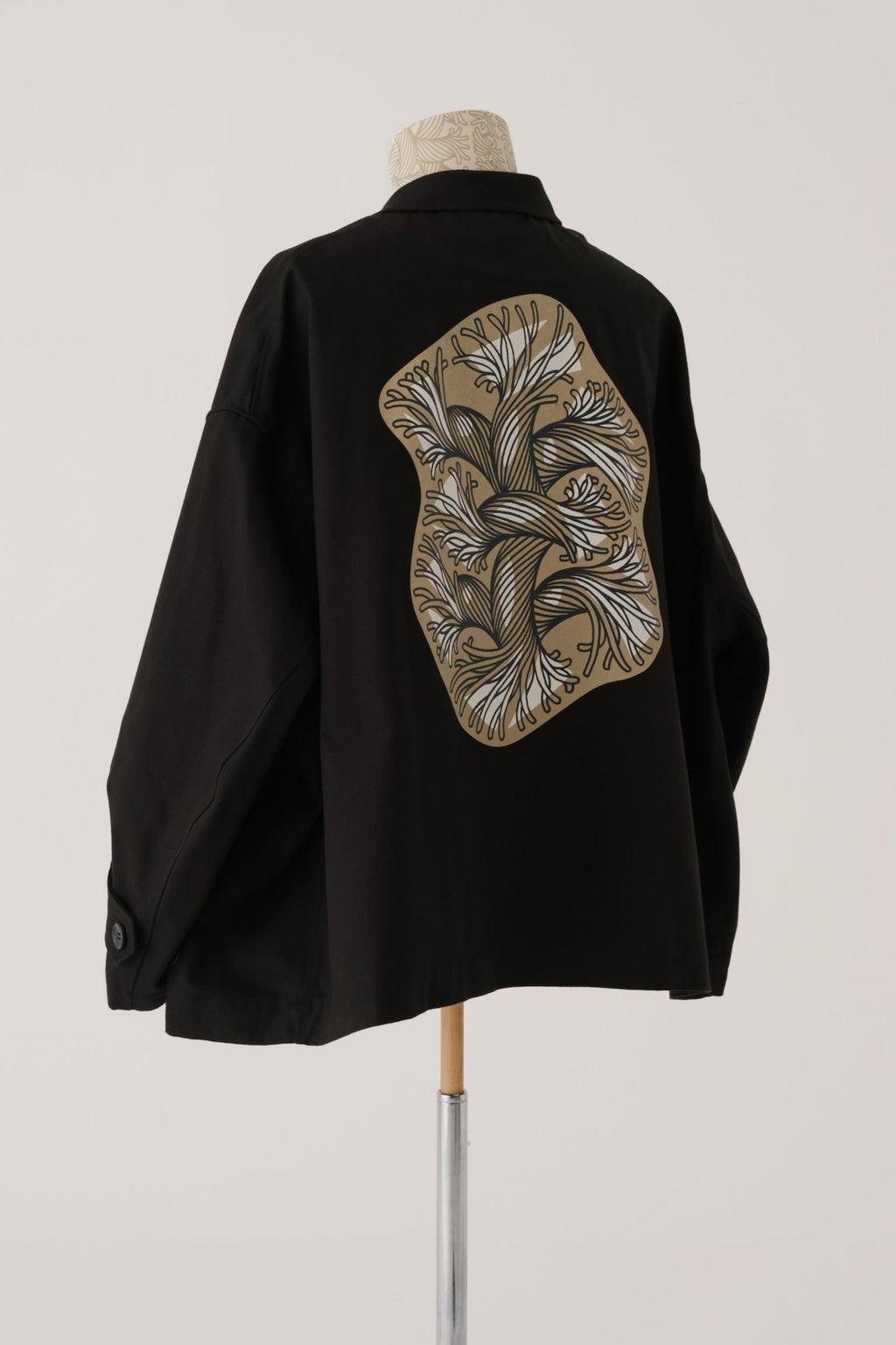 Jacket 19B - Organic Cotton 100% Drill - Cut - Out Fray - Black - Christopher Nemeth - Jacket - Wholesale SS25 - 9 - 000000044 - 03