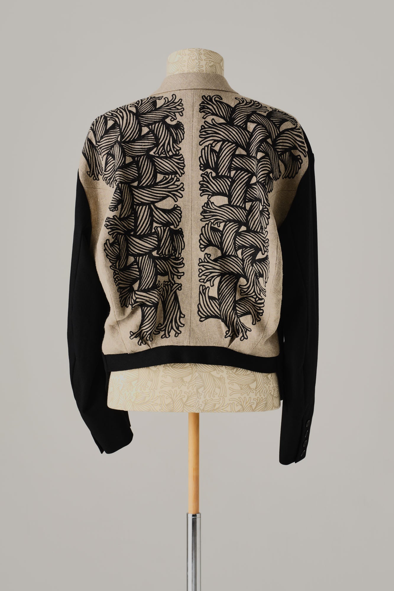 Jacket 28- Mix Wool100% Army Serge/Linen100%- 28 Pattern Rope