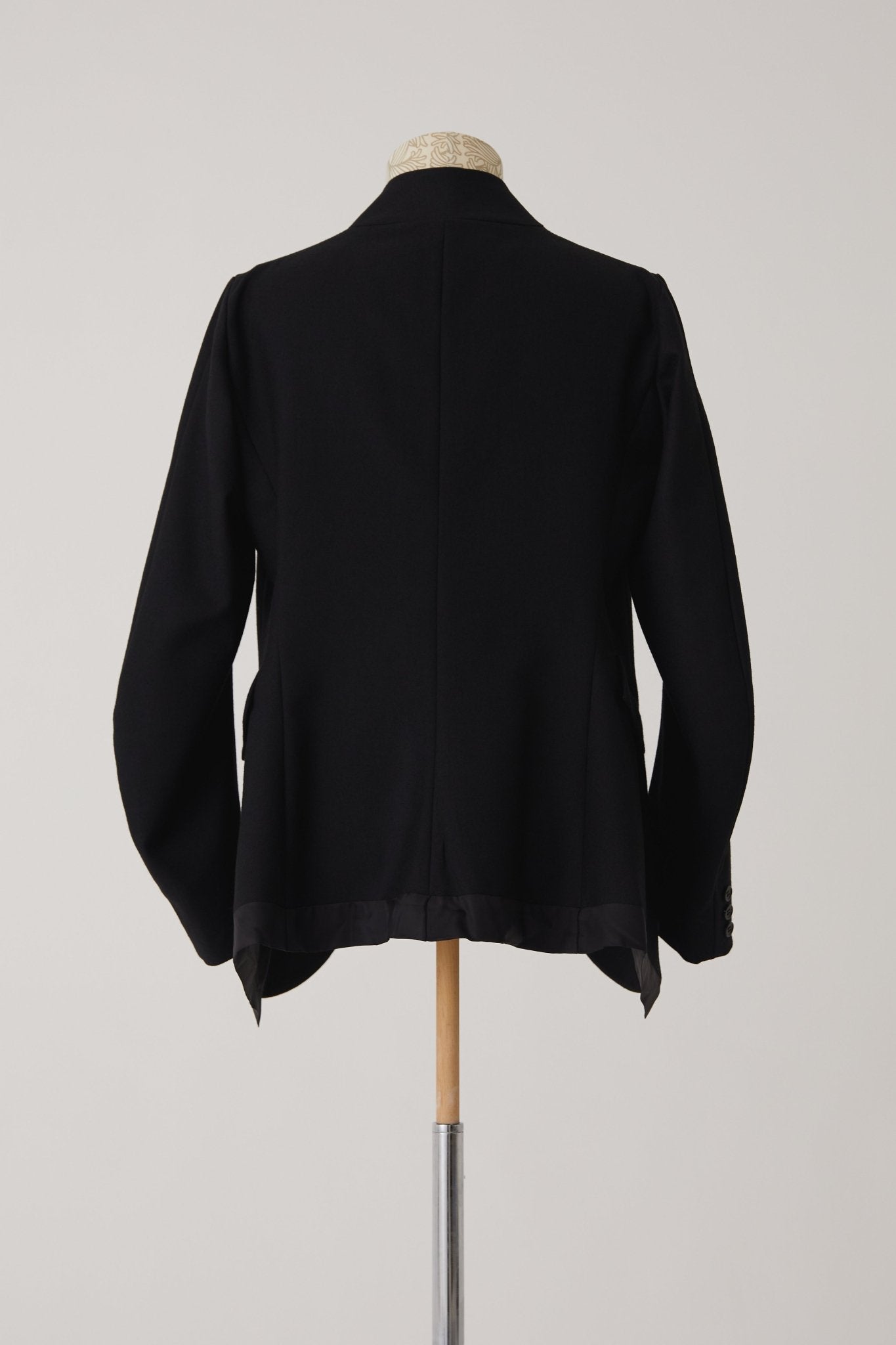 Jacket 3861- Wool100% Army Serge- Black – Christopher Nemeth