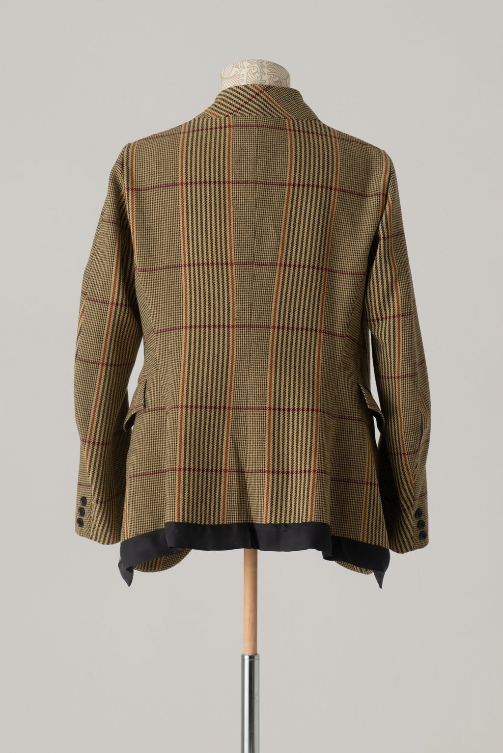 Jacket 3861 - Wool100% HW Check - Yellow - Christopher Nemeth - Tops - Wholesale AW24 - 9 - 000056 - 03