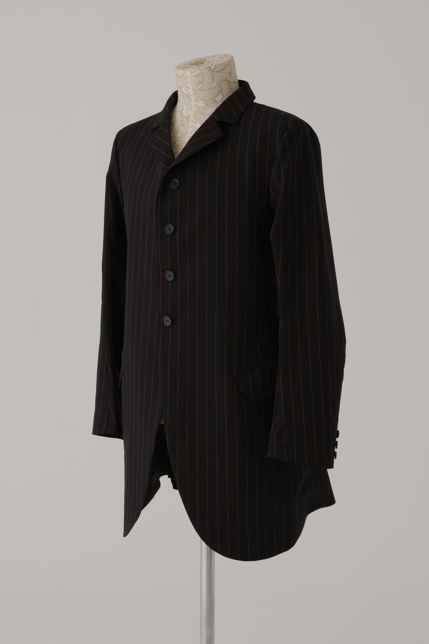 Jacket 573 - Wool 100% Tropical - Red - Stripes - Black - Christopher Nemeth - Jacket - Wholesale SS25 - 9 - 000000020 - 03