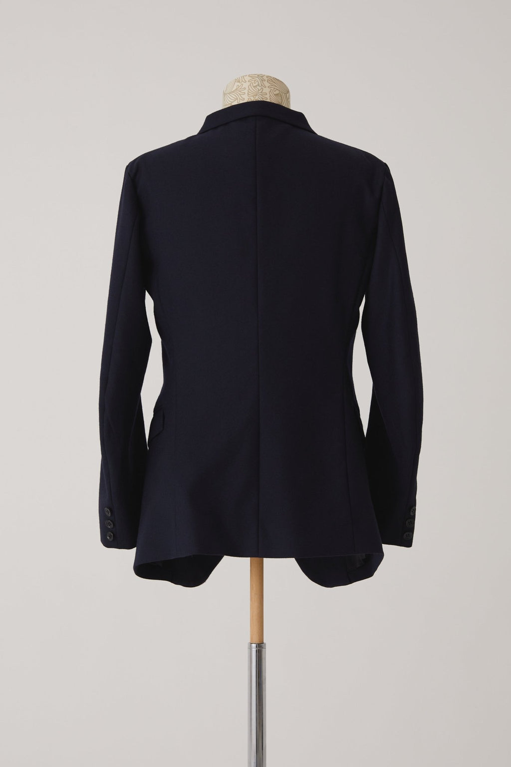Jacket 673 - Wool100% Serge 450CS - Navy - Christopher Nemeth - Tops - Wholesale AW24 - 9 - 000024 - 03