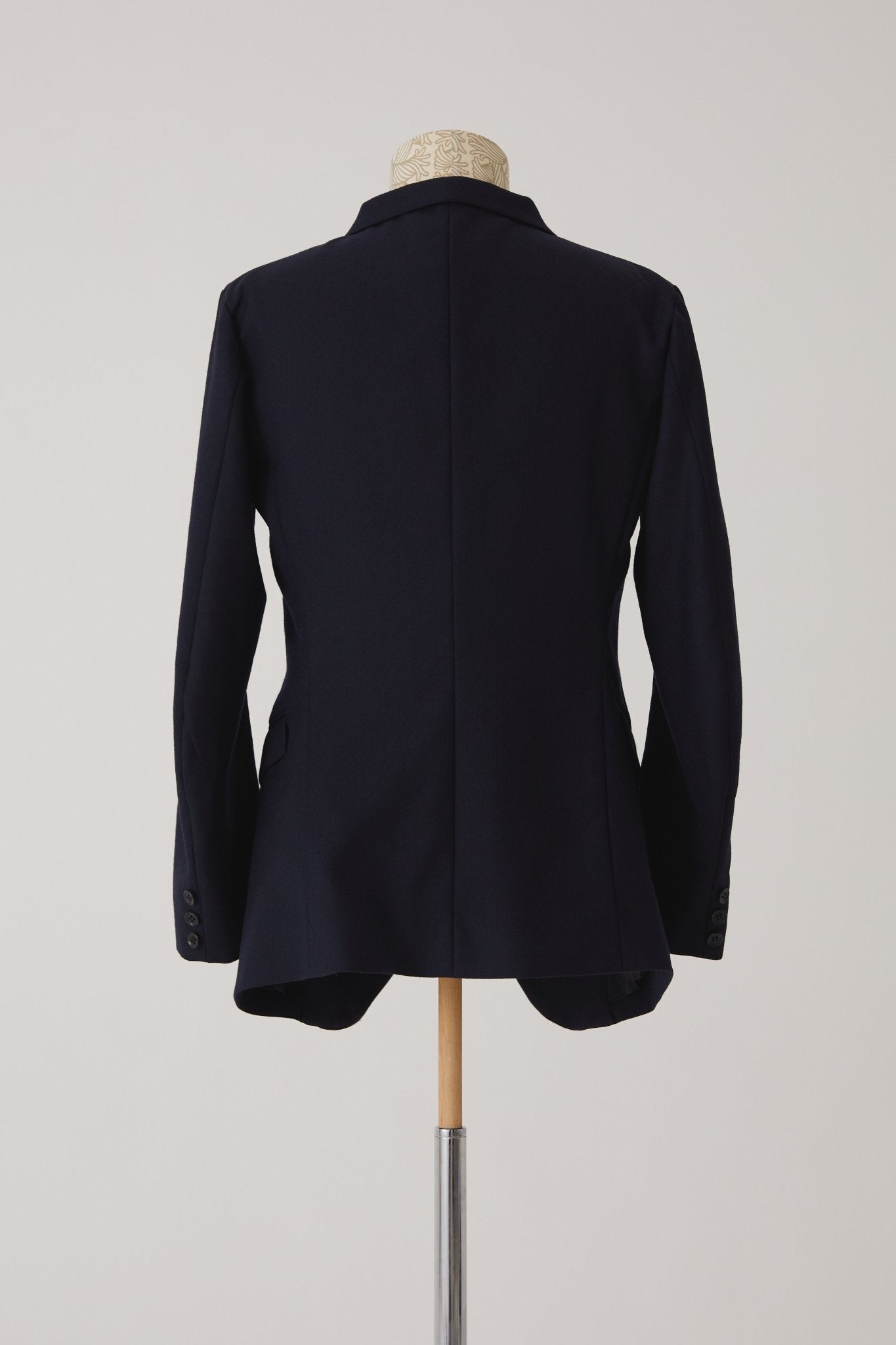 Jacket 673 - Wool100% Serge 450CS - Navy - Christopher Nemeth - Tops - Wholesale AW24 - 9 - 000024 - 03