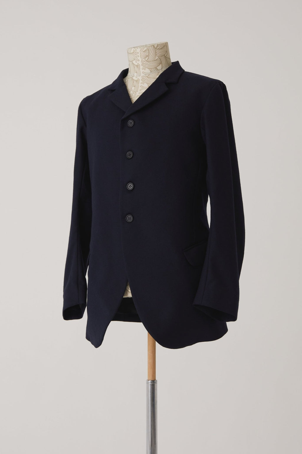 Jacket 673 - Wool100% Serge 450CS - Navy - Christopher Nemeth - Tops - Wholesale AW24 - 9 - 000024 - 03