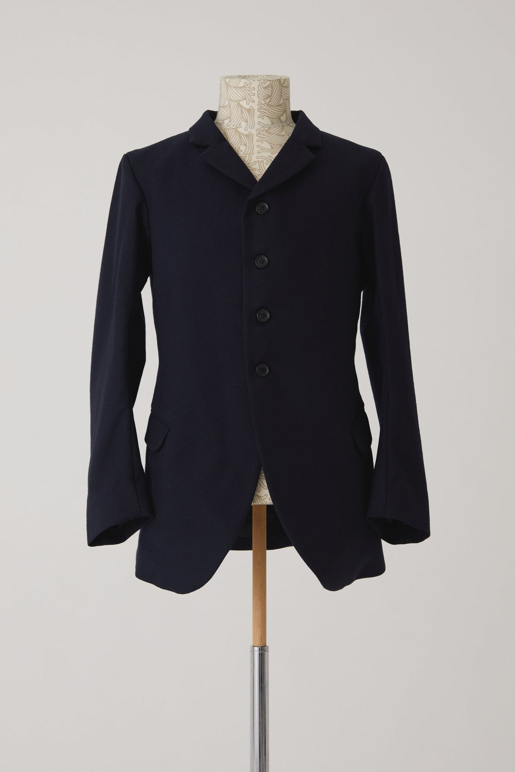Jacket 673 - Wool100% Serge 450CS - Navy - Christopher Nemeth - Tops - Wholesale AW24 - 9 - 000024 - 03