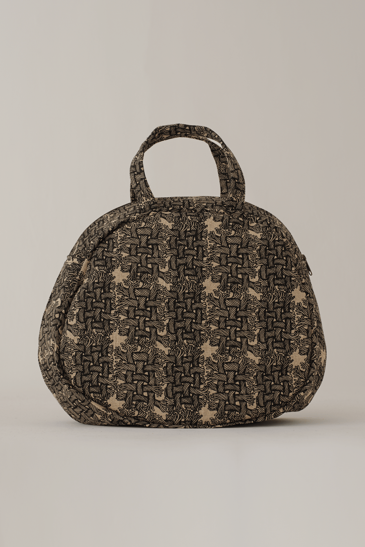 Round Bag- Linen100%- M Rope Print- Natural – Christopher Nemeth