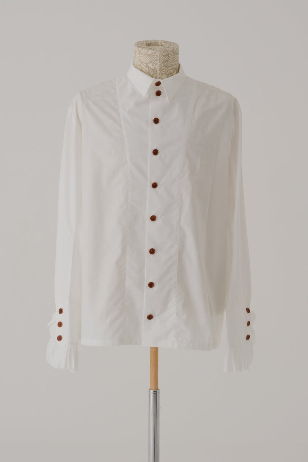 Shirt 162 - Cotton 100% Typewriter - Off - White - Christopher Nemeth - Shirt - Wholesale SS25 - 9 - 000000014 - 03
