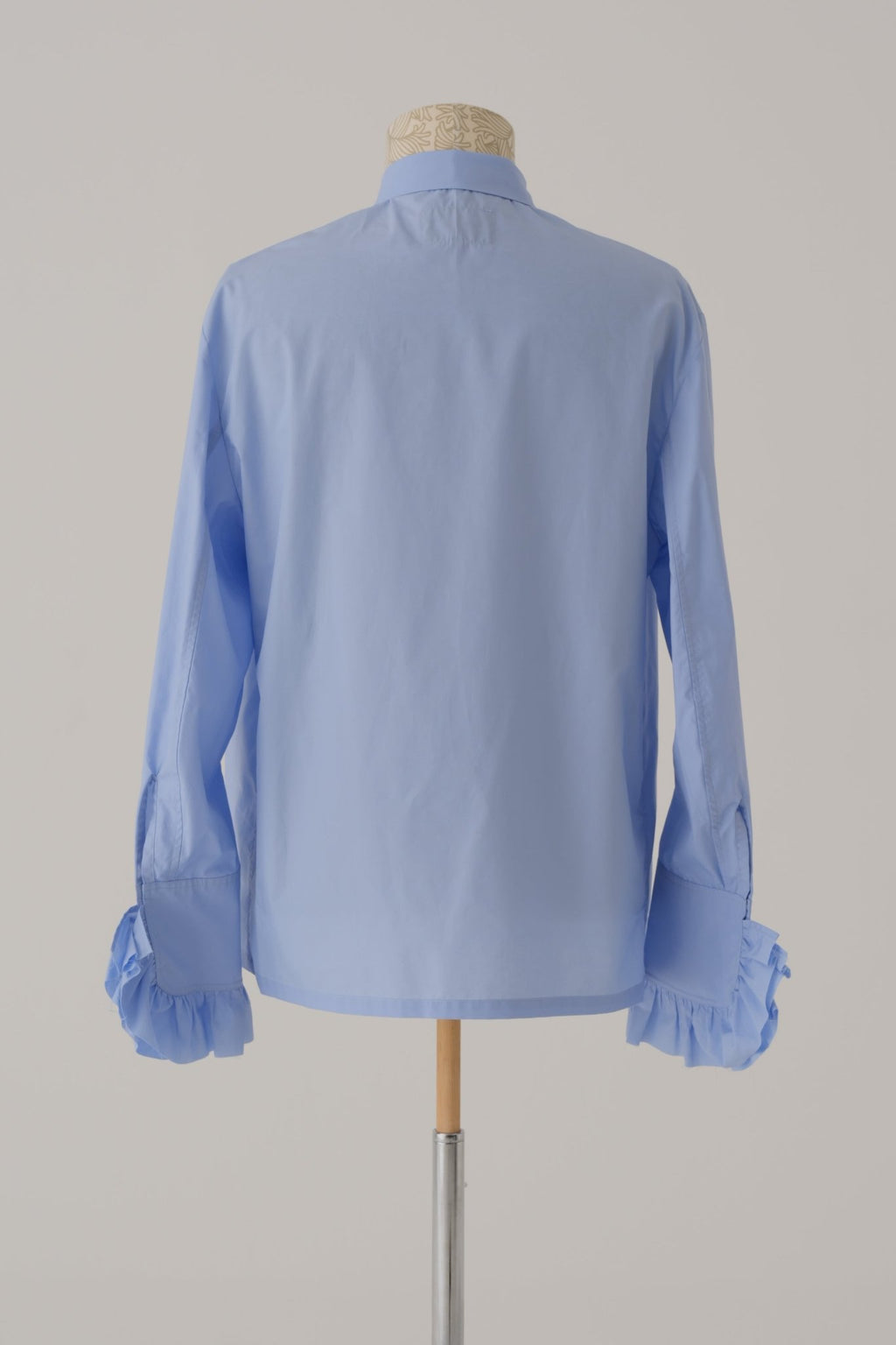 Shirt 162 - Cotton 100% Typewriter - Sky - Blue - Christopher Nemeth - Shirt - Wholesale SS25 - 9 - 000000016 - 03